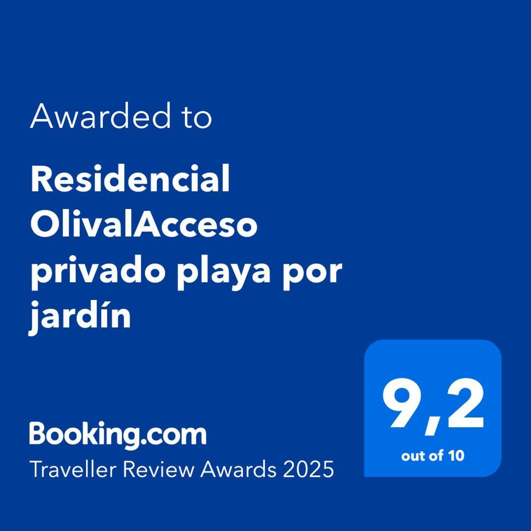 Residencial Olivalacceso Privado Playa Por Jardin Exterior foto